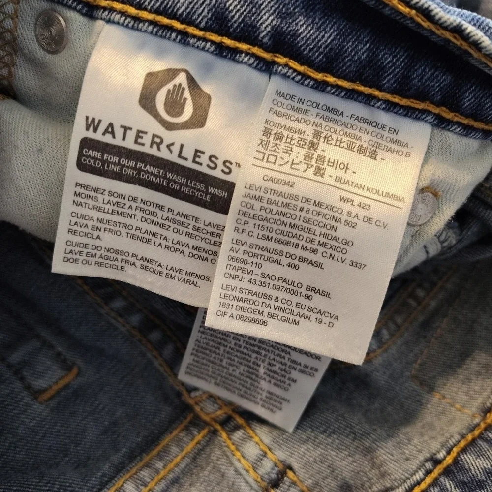 Levis 512 Jeans Mens Skinny Blue Denim Pants  30x32 Tapered Stretch Hipster Fade